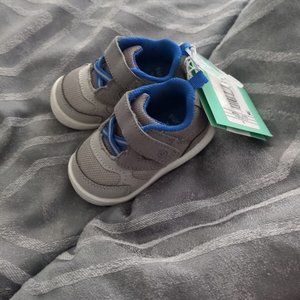 Surprize Stride Rite Baby Boy Gray Chase Sneakers Shoes sz 3